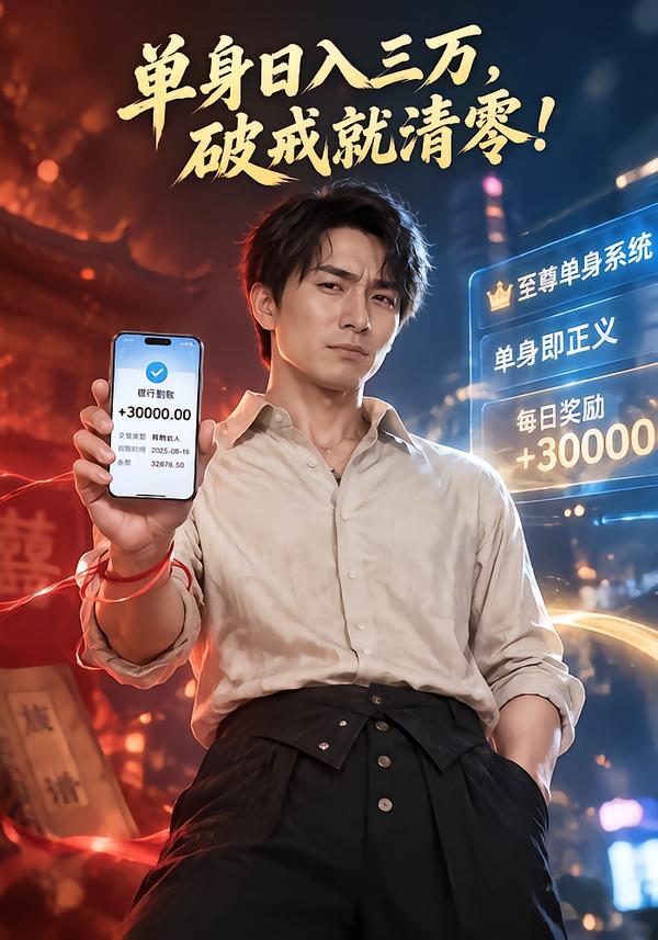 单身日入三万,破戒就清零!封面图